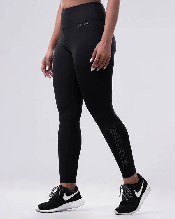 Empowered Full Black Legging | WOMINK