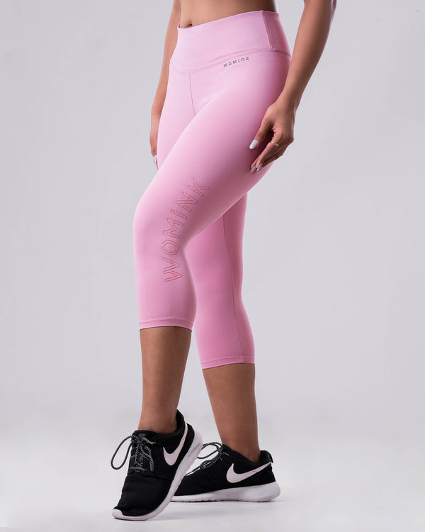 Empowered 3/4th Pink Legging | WOMINK