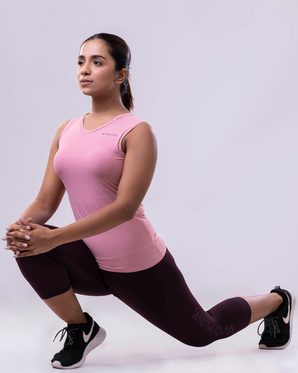 Empowered 3/4th Wine Legging | WOMINK