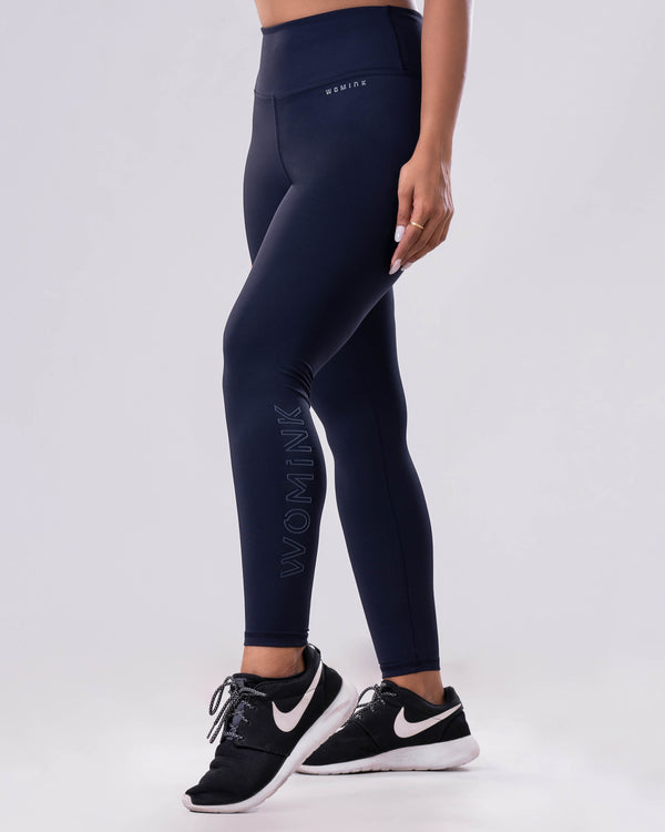 Empowered Full Navy Legging | WOMINK