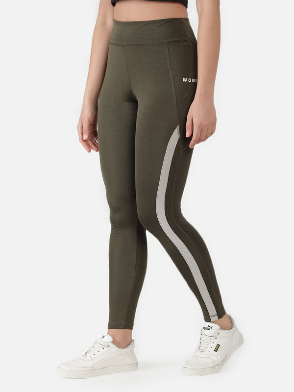 Active Tights for Women - OLIVE